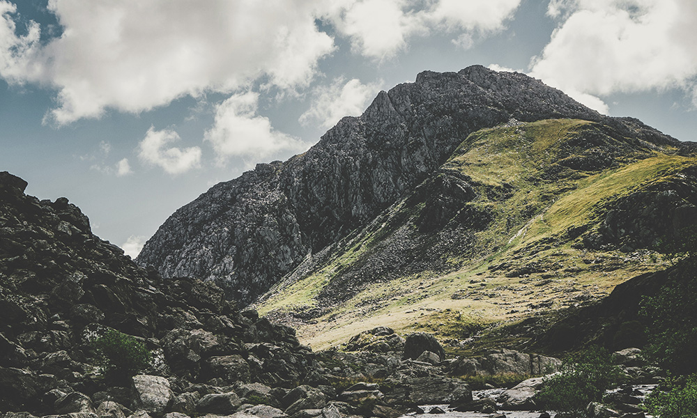 Tryfan mountain in North Wales