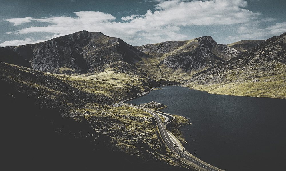 Y Garn mountain in Ogwen North Wales